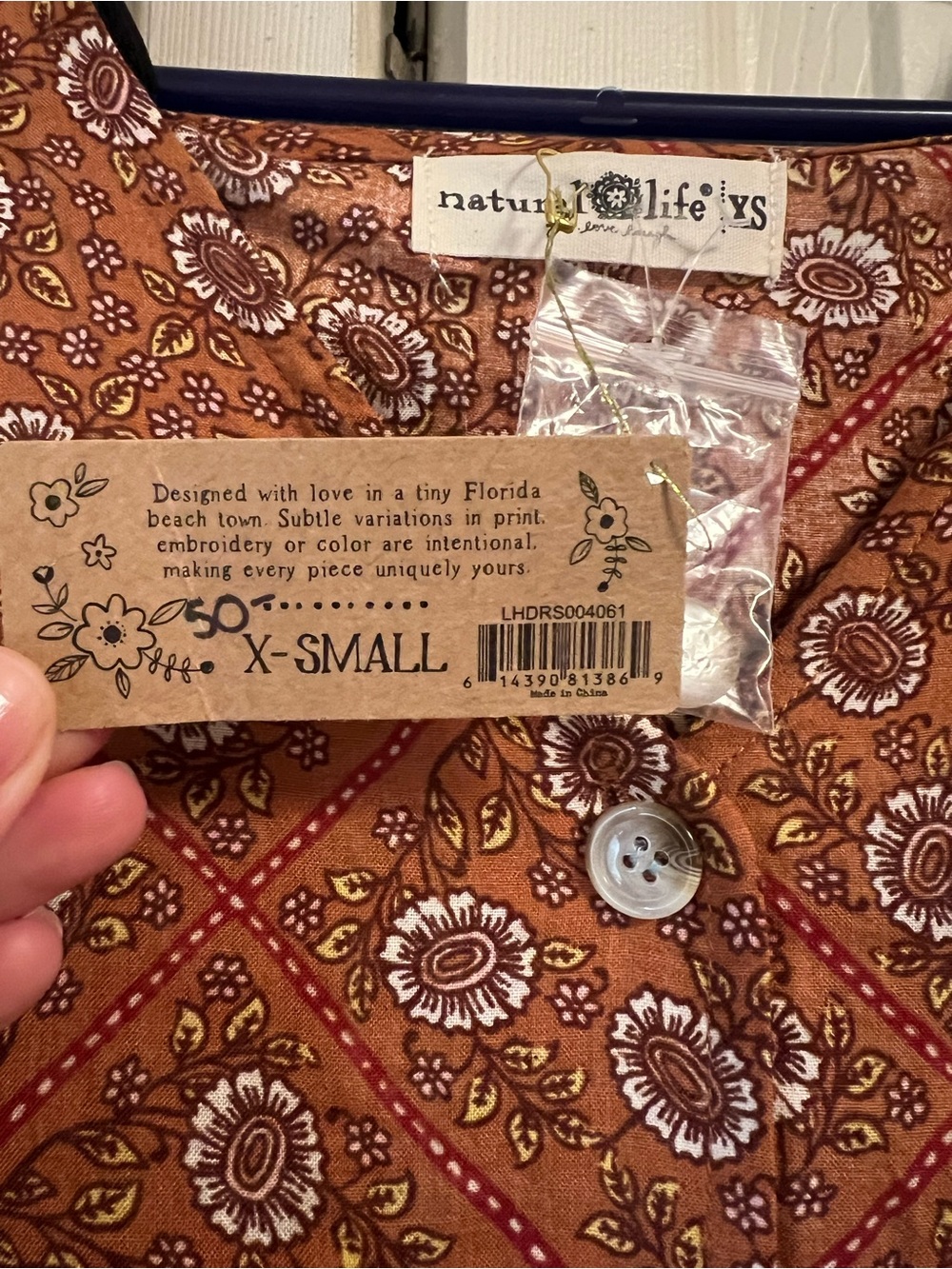 Natural Life Boho Floral Midi Dress - Picture 3 of 7